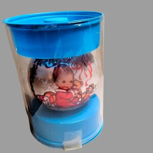 Hallmark 1977 Babys First Christmas Satin Ornament Rare HTF Collectible w/Box